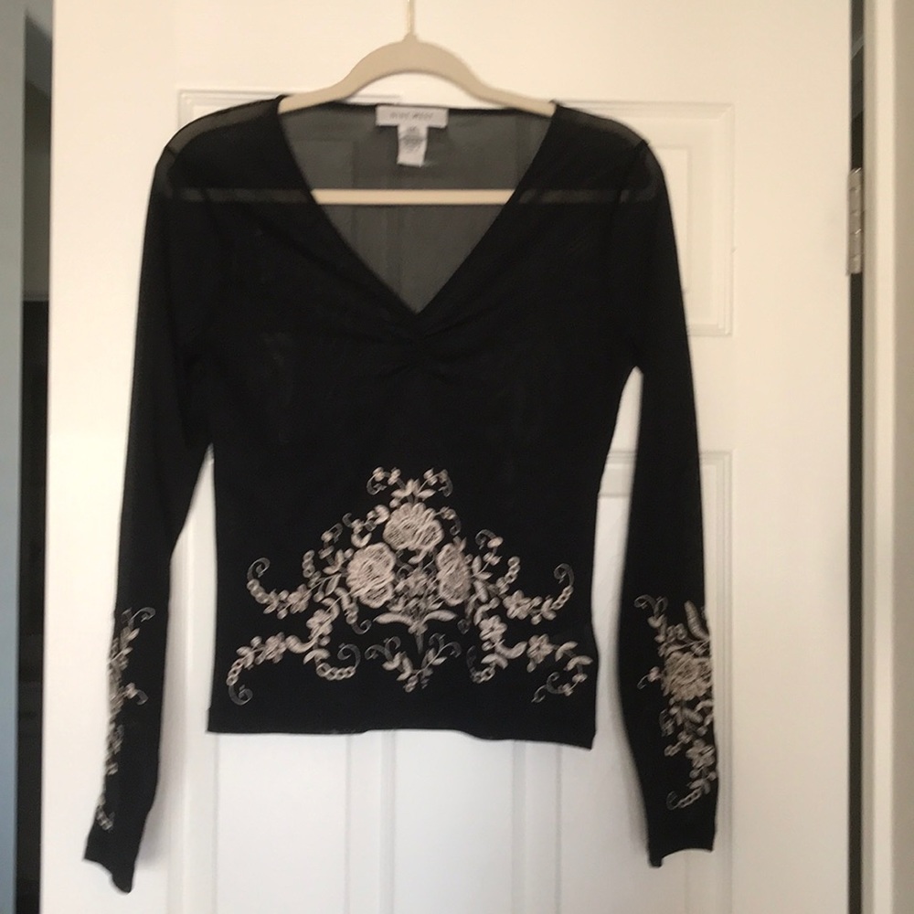 Nine West Sheer Blouse